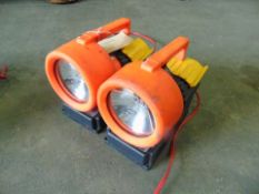 2 x Wolf Torches C/W Chargers as shown