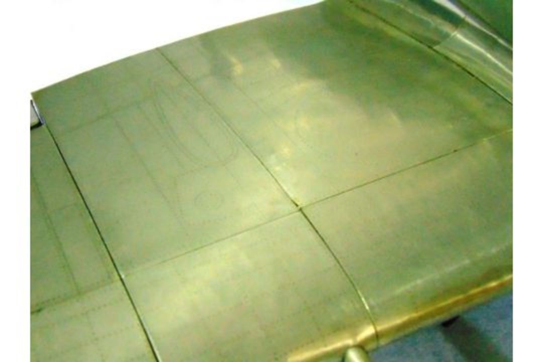 WWII SUPERMARINE SPITFIRE ALUMINIUM SCALE MODEL - Image 10 of 10