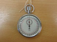 V. RARE CWC 1/10 SEC BRITISH ARMY W10 STOP WATCH MECHANICAKL DATED 1975