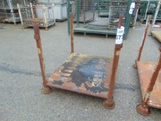 4 Post Steel Standard MoD Stacking Stillage 120cm x 100cm x 100cm as shown