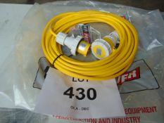 Unissued 110 volt Extension Lead as shown