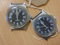 2X CWC SERVICE WATCHES 1X 0552 RN/MARINES 1X W10 DATE 1990/1998