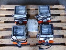 4 x Teklite 5K-B2 portable Work Lights