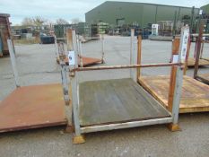 4 Post HD Steel Standard MoD Stacking Stillage 170cm x 128cm x 120cm as shown