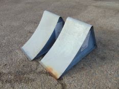 2 x Heavy Duty Wheel Chocks
