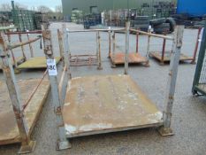 4 Post HD Steel Standard MoD Stacking Stillage 170cm x 128cm x 120cm as shown