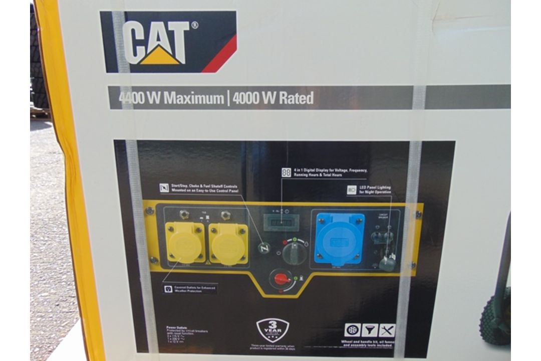 UNISSUED Caterpillar RP4400 Industrial Petrol Generator Set - Image 6 of 11