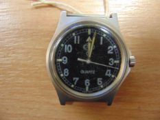 CWC BRITISH ARMY W10 SERVICE WATCH NATO MARKS DATED 1991(GULF WAR 1)