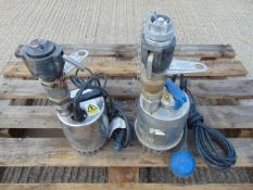 2 x Automatic Float Submersible Pumps 110V