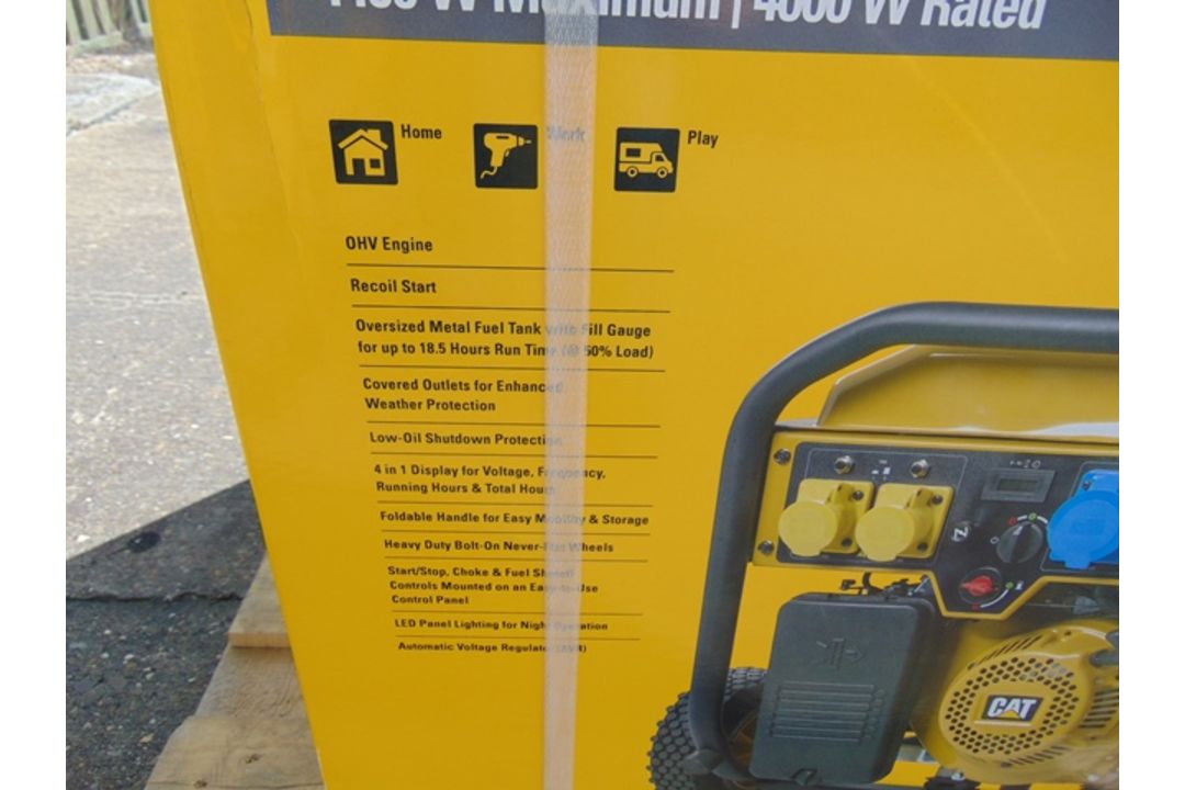 UNISSUED Caterpillar RP4400 Industrial Petrol Generator Set - Image 8 of 11