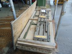 6 x Standard British Army Trestte Table + bench as shown