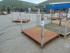 4 Post HD Steel Standard MoD Stacking Stillage 170cm x 128cm x 120cm as shown