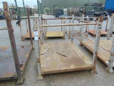 4 Post HD Steel Standard MoD Stacking Stillage 170cm x 128cm x 120cm as shown