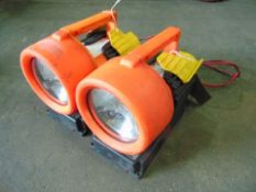 2 x Wolf Torches C/W Chargers as shown