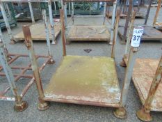 4 Post Steel Standard MoD Stacking Stillage 120cm x 100cm x 100cm as shown