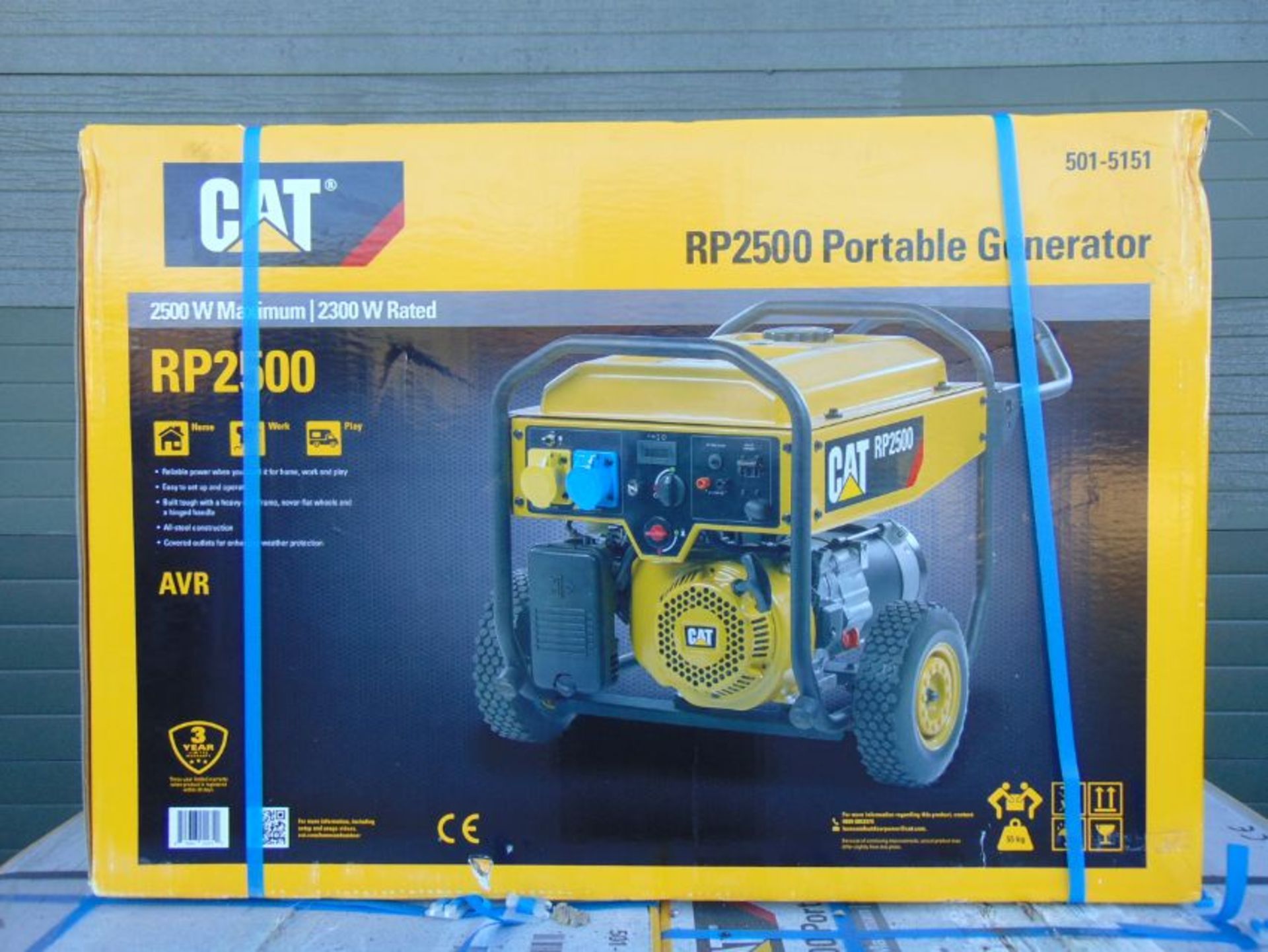2 x UNISSUED Caterpillar RP2500 Industrial Petrol Generator Sets - Image 2 of 6