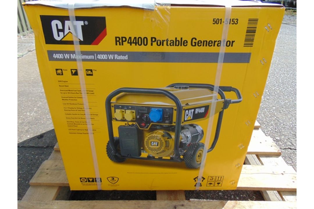 UNISSUED Caterpillar RP4400 Industrial Petrol Generator Set - Image 9 of 11