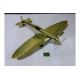 WWII SUPERMARINE SPITFIRE ALUMINIUM SCALE MODEL - Image 1 of 10
