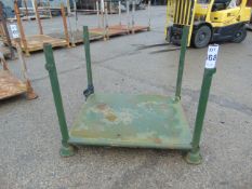 4 Post Steel Standard MoD Stacking Stillage 120cm x 100cm x 100cm as shown