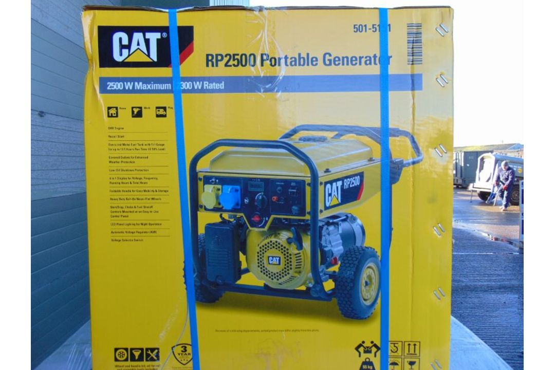 UNISSUED Caterpillar RP2500 Industrial Petrol Generator Set - Image 2 of 5