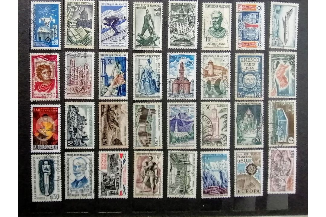 A large collection of 20th century stamps in six albums the greatest numbers from UK, Canada, - Image 122 of 146