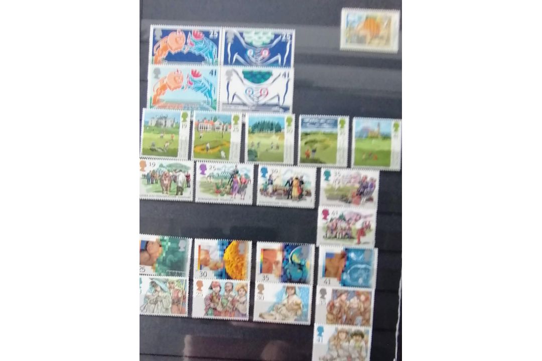 A large collection of 20th century stamps in six albums the greatest numbers from UK, Canada, - Image 86 of 146