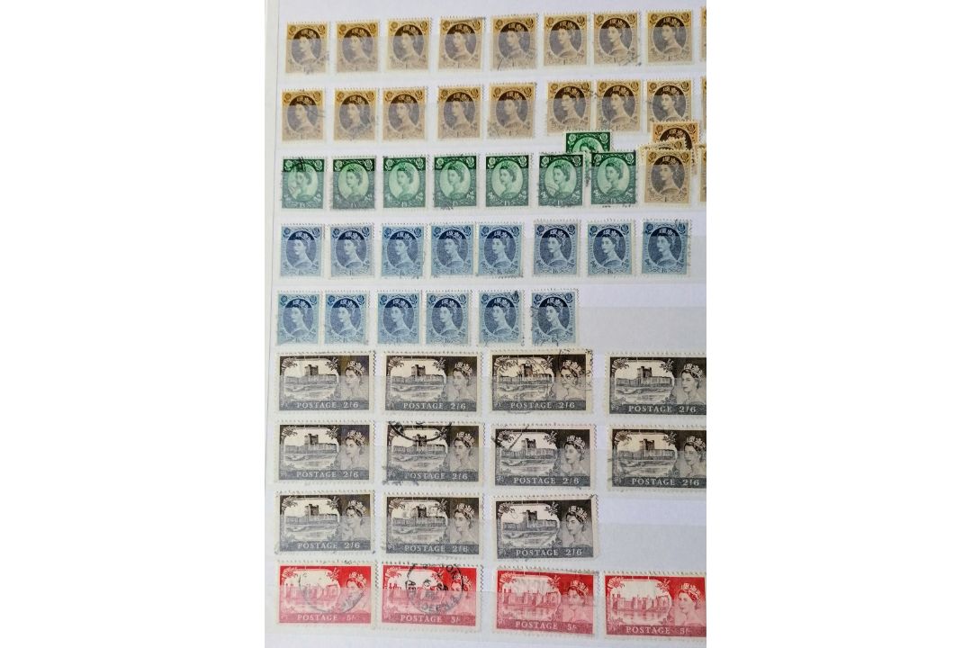 A large collection of 20th century stamps in six albums the greatest numbers from UK, Canada, - Image 32 of 146