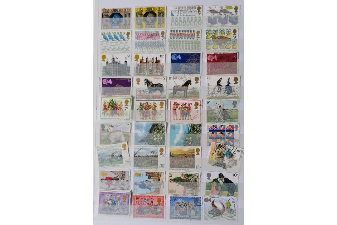 A large collection of 20th century stamps in six albums the greatest numbers from UK, Canada, - Image 46 of 146