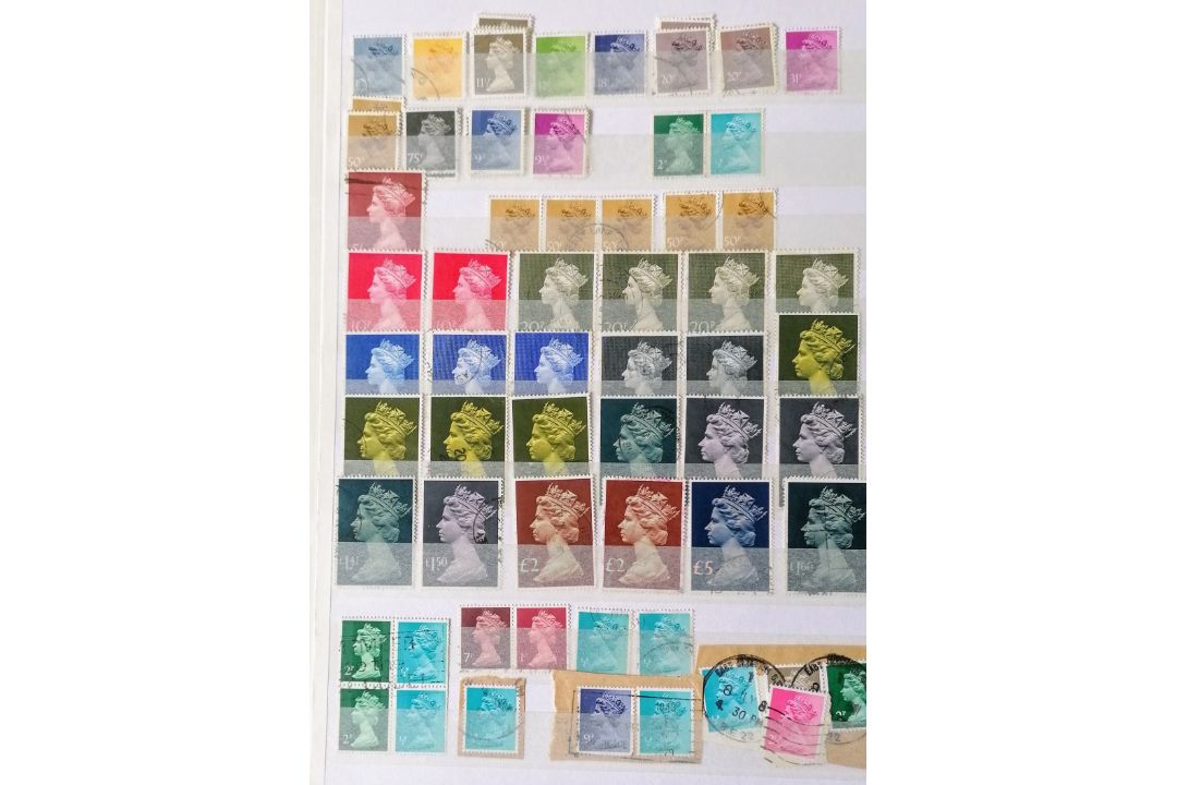 A large collection of 20th century stamps in six albums the greatest numbers from UK, Canada, - Image 37 of 146