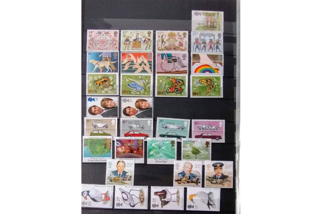 A large collection of 20th century stamps in six albums the greatest numbers from UK, Canada, - Image 81 of 146