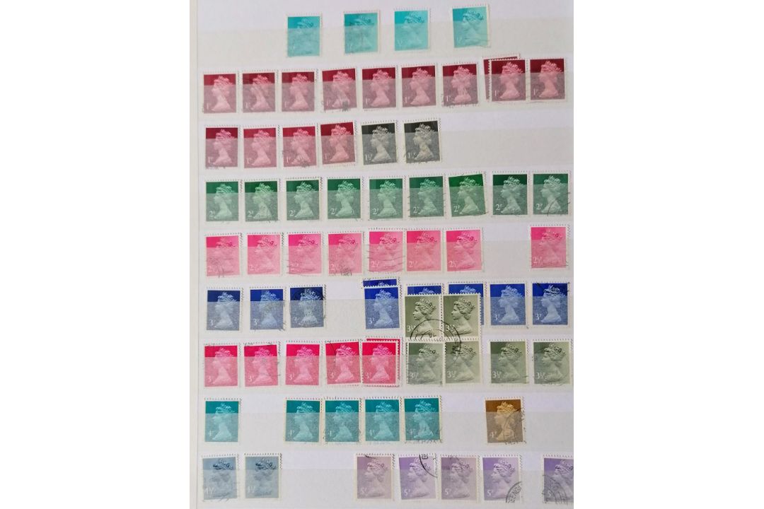 A large collection of 20th century stamps in six albums the greatest numbers from UK, Canada, - Image 35 of 146