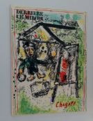 Marc Chagall, Derriere Le Miroir, published in December 1969 for the exhibition of 6 paintings and