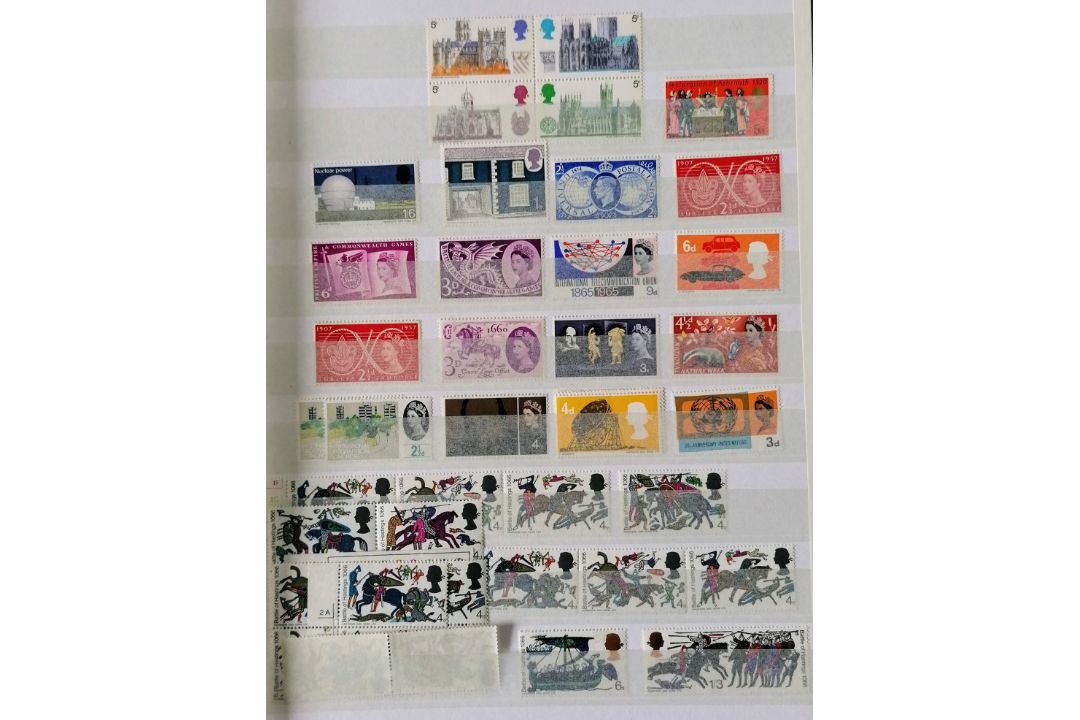 A large collection of 20th century stamps in six albums the greatest numbers from UK, Canada, - Image 52 of 146