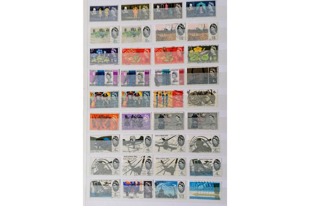 A large collection of 20th century stamps in six albums the greatest numbers from UK, Canada, - Image 40 of 146