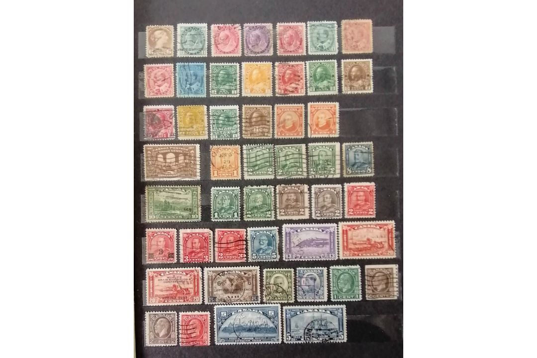 A large collection of 20th century stamps in six albums the greatest numbers from UK, Canada, - Image 133 of 146
