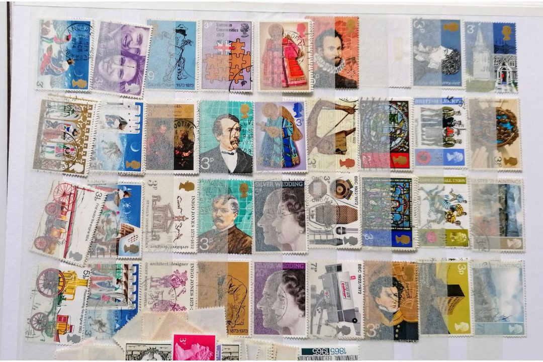A large collection of 20th century stamps in six albums the greatest numbers from UK, Canada, - Image 44 of 146