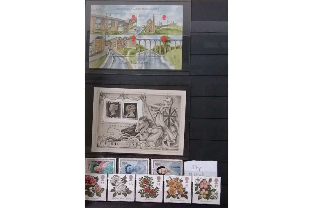 A large collection of 20th century stamps in six albums the greatest numbers from UK, Canada, - Image 83 of 146