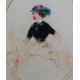 Attributed to Edward Hayes RHA (Irish, 1797-1864), LAURA BELL, watercolour, framed and mounted, - Image 3 of 7