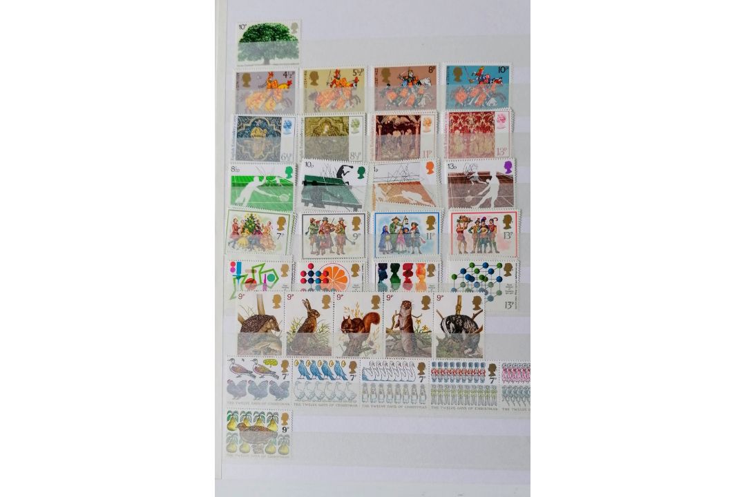 A large collection of 20th century stamps in six albums the greatest numbers from UK, Canada, - Image 55 of 146