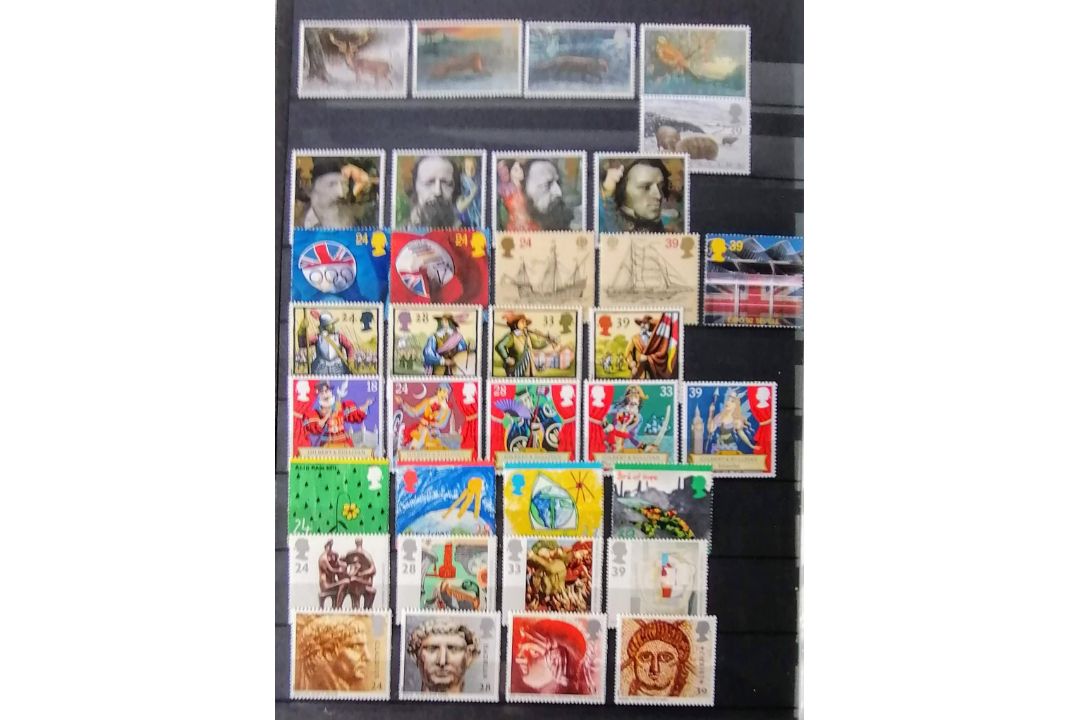 A large collection of 20th century stamps in six albums the greatest numbers from UK, Canada, - Image 84 of 146