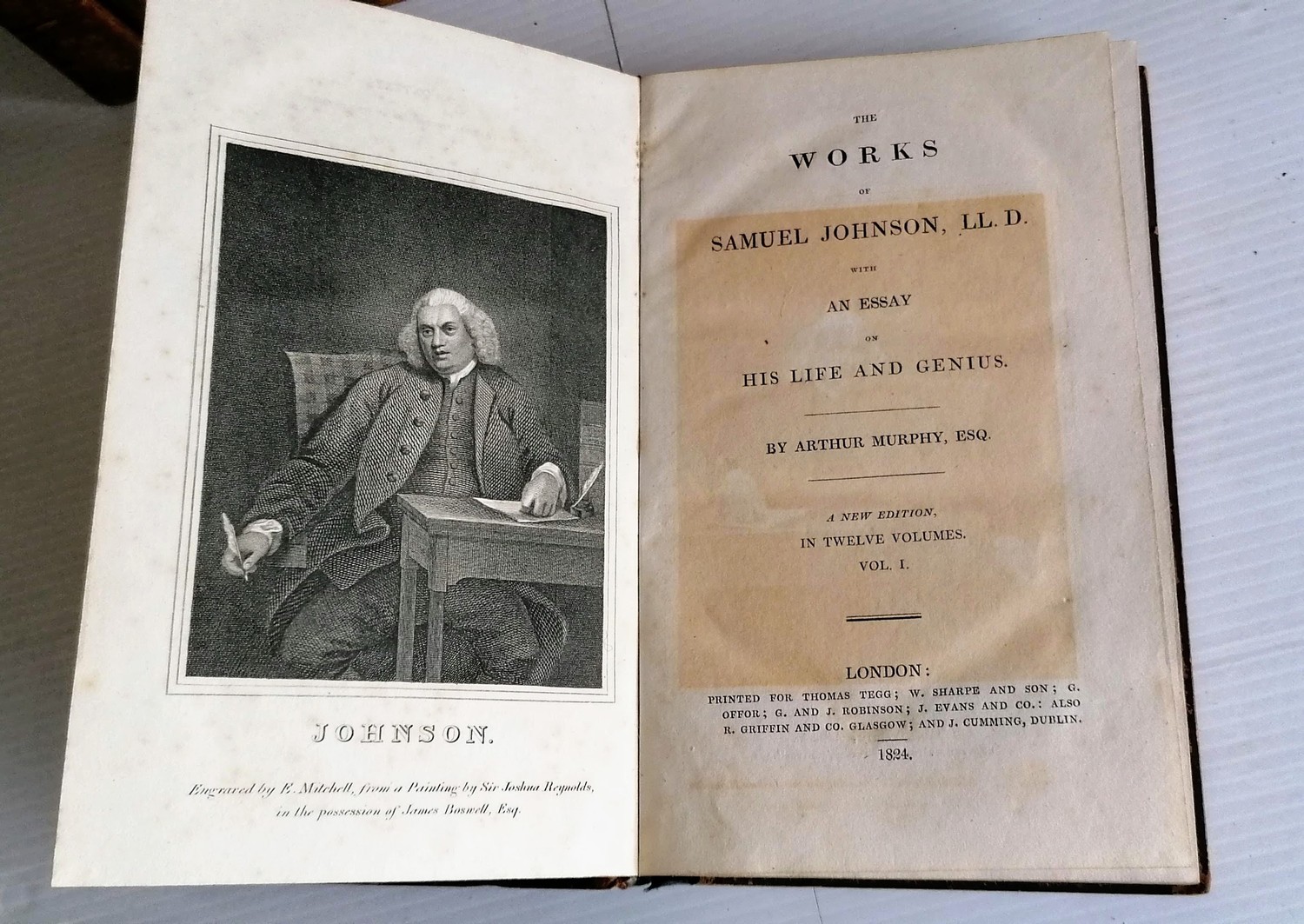 The Works of Samuel Johnson, LL.D. with an Essay on His Life and Genius by Arthur Murphy Esq., - Image 3 of 11