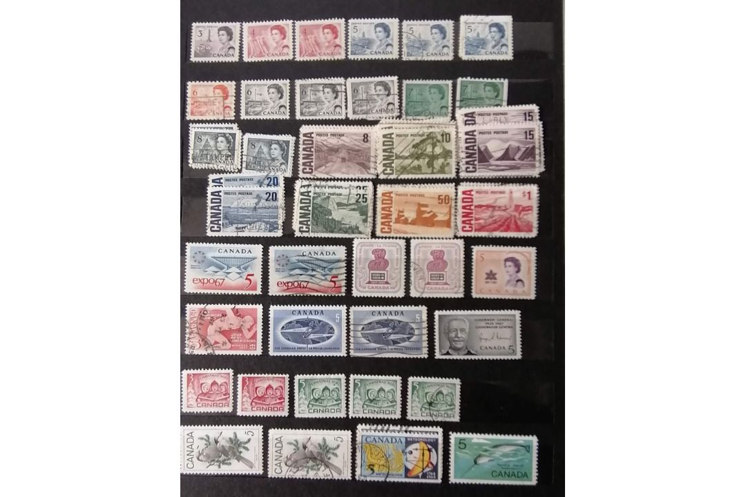 A large collection of 20th century stamps in six albums the greatest numbers from UK, Canada, - Image 140 of 146