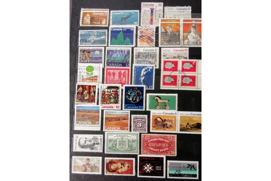 A large collection of 20th century stamps in six albums the greatest numbers from UK, Canada, - Image 144 of 146