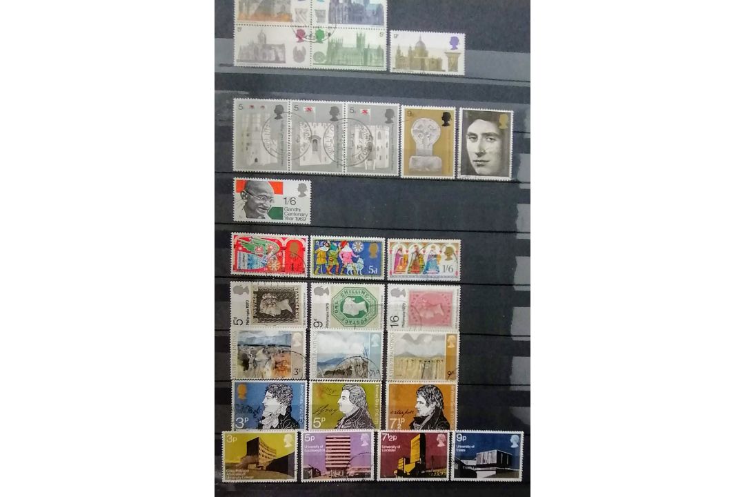 A large collection of 20th century stamps in six albums the greatest numbers from UK, Canada, - Image 107 of 146