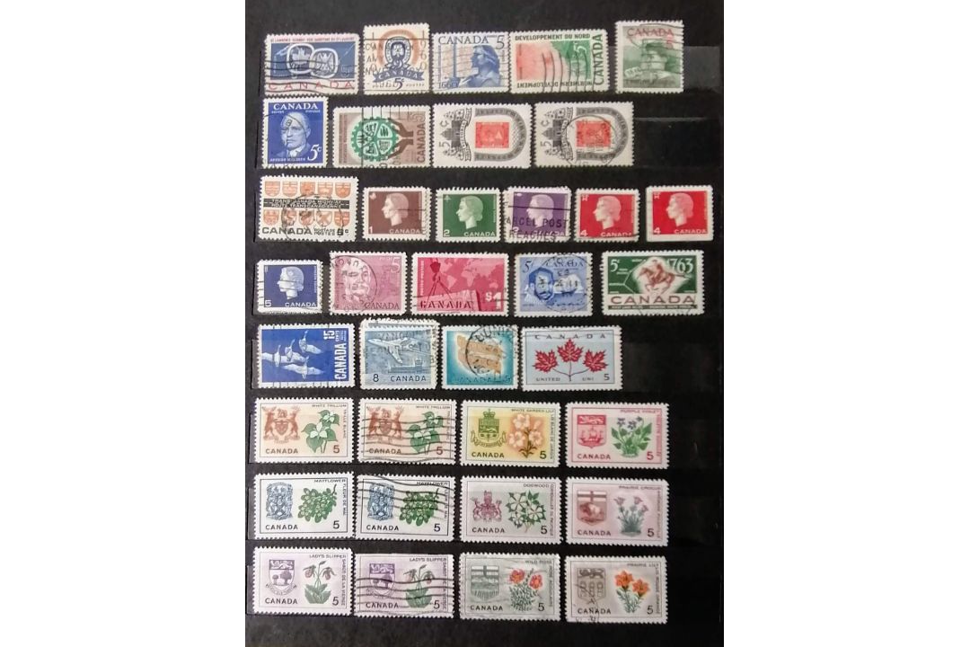 A large collection of 20th century stamps in six albums the greatest numbers from UK, Canada, - Image 138 of 146
