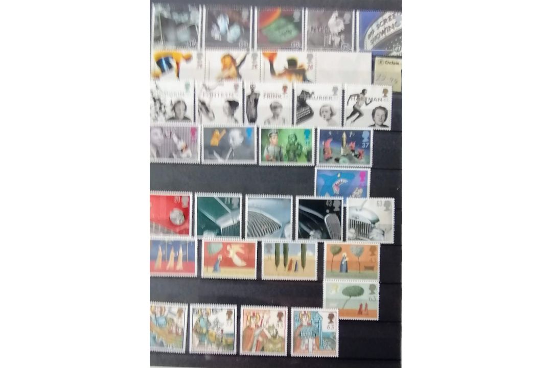 A large collection of 20th century stamps in six albums the greatest numbers from UK, Canada, - Image 88 of 146