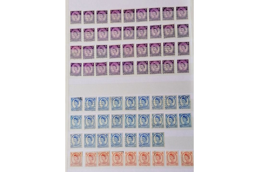 A large collection of 20th century stamps in six albums the greatest numbers from UK, Canada, - Image 30 of 146