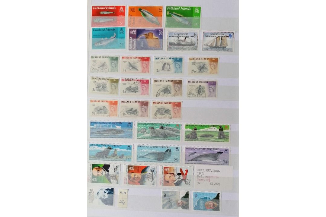 A large collection of 20th century stamps in six albums the greatest numbers from UK, Canada, - Image 49 of 146
