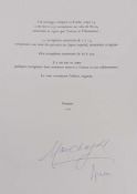 MARC CHAGALL: Louis Aragon, 'Celui qui dit les choses sans Rien dire', Maeght Editeur, Paris, 1976