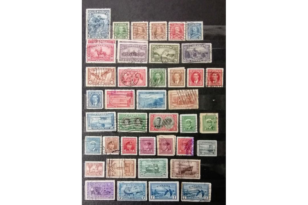 A large collection of 20th century stamps in six albums the greatest numbers from UK, Canada, - Image 134 of 146